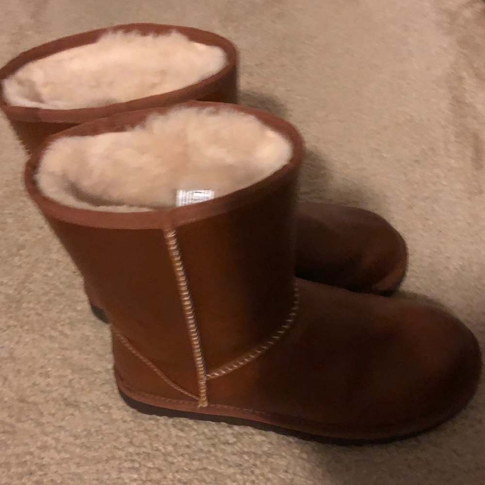 Tan Leather Authentic UGGs